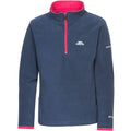 NAVY - Front - Trespass Childrens-Girls Sybil Micro Fleece