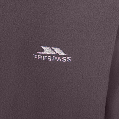 Dark Grey - Side - Trespass Childrens-Girls Sybil Micro Fleece
