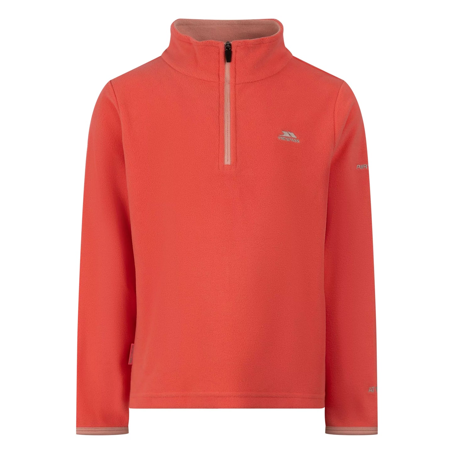 Soft Orange - Front - Trespass Childrens-Girls Sybil Micro Fleece