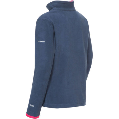 NAVY - Lifestyle - Trespass Childrens-Girls Sybil Micro Fleece