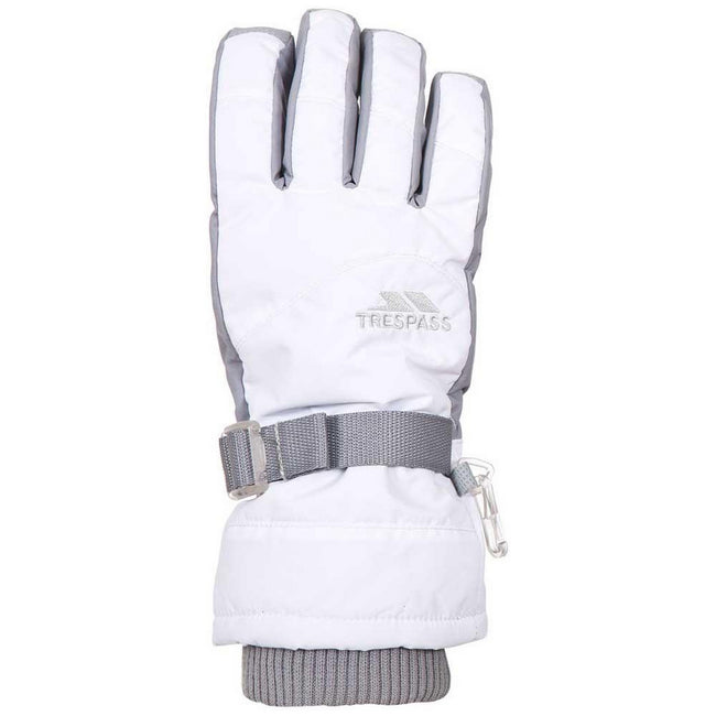 WHITE - Back - Trespass Childrens-Kids Vizza II Gloves