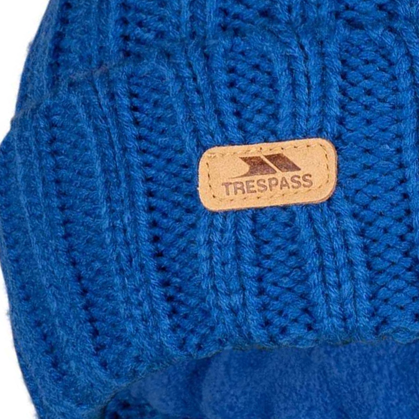 Bondi Blue - Side - Trespass Mens Thorns Beanie Hat
