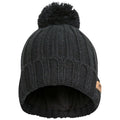 Black - Back - Trespass Mens Thorns Beanie Hat