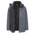 Carbon - Side - Trespass Mens Edgewater II 3 In 1 Waterproof Jacket