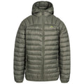 Olive - Front - Trespass Mens Romano Down Jacket
