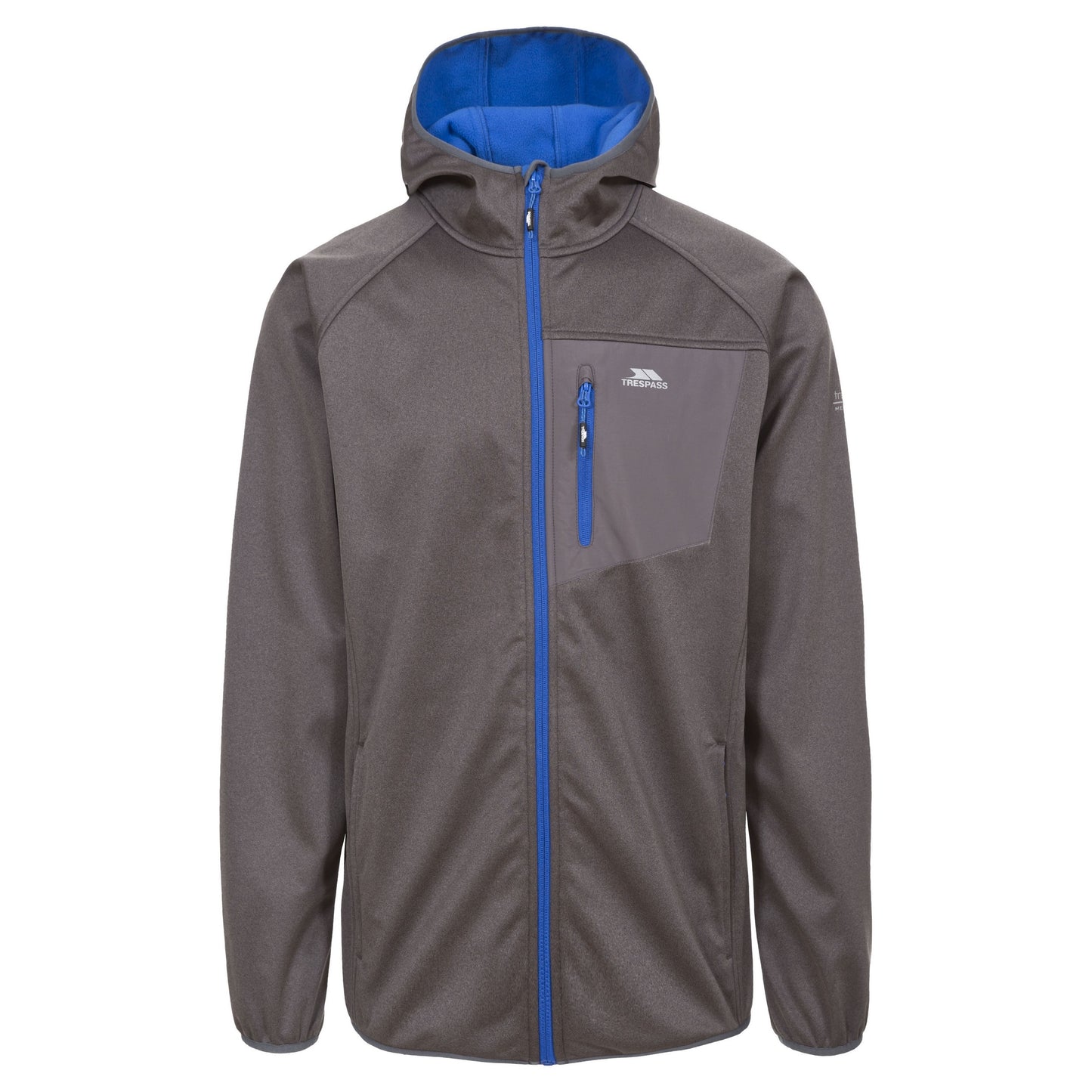 Carbon Marl - Front - Trespass Mens Dayton Softshell Jacket