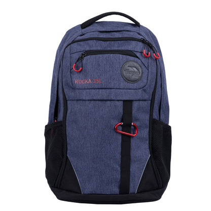 Navy - Front - Trespass Unisex Rocka Multi-functional Backpack