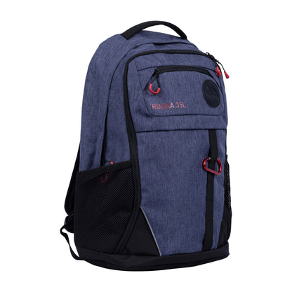 Navy - Side - Trespass Unisex Rocka Multi-functional Backpack