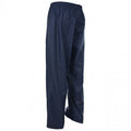 Navy - Back - Trespass Childrens-Kids Qikpac Waterproof Packaway Trousers