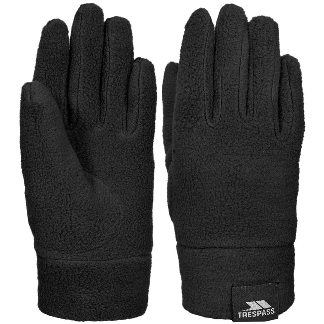 Black - Front - Trespass Childrens-Kids Lala II Gloves