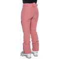 Dusty Rose - Back - Trespass Womens-Ladies Galaya Waterproof Ski Trousers