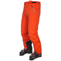 Hot Orange - Front - Trespass Mens Pitstop Waterproof Ski Trousers