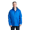 Blue - Back - Trespass Mens Fraser II Waterproof Jacket