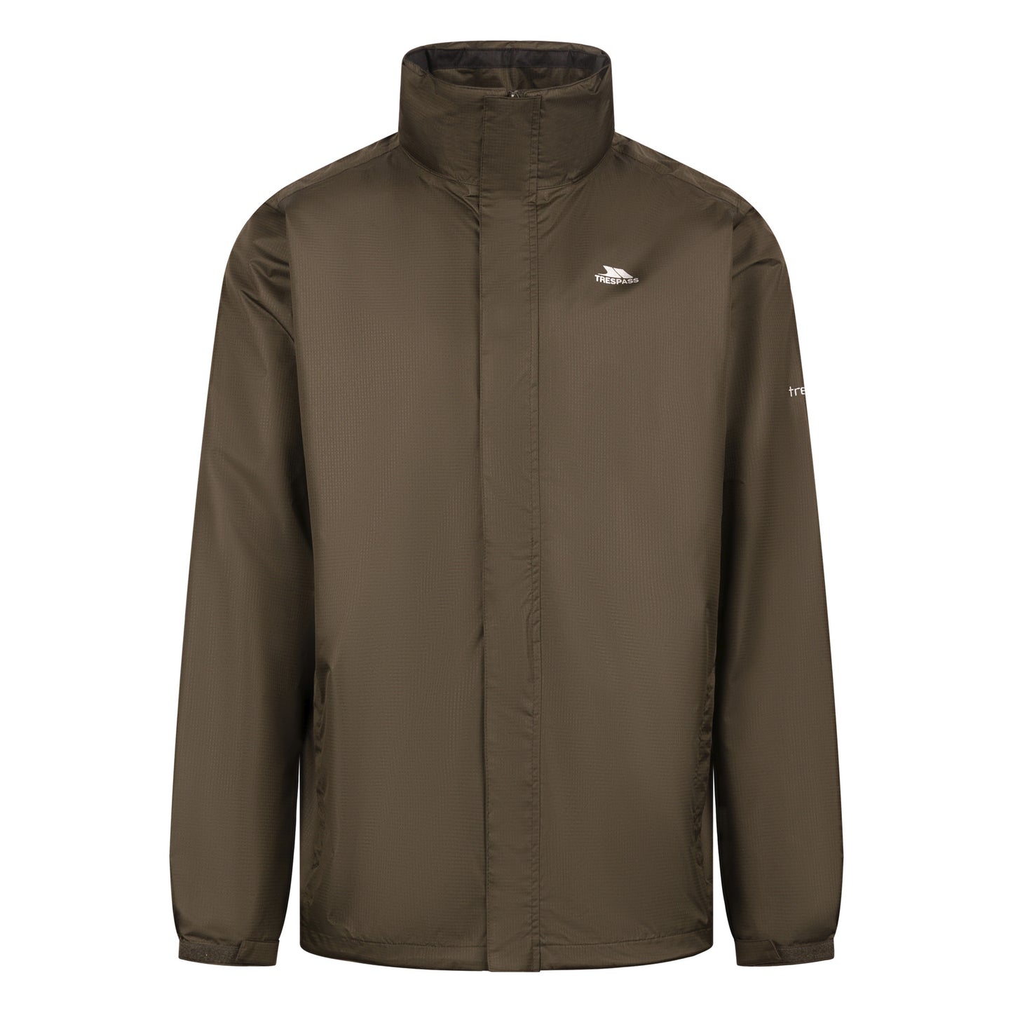 Dark Vine - Front - Trespass Mens Fraser II Waterproof Jacket