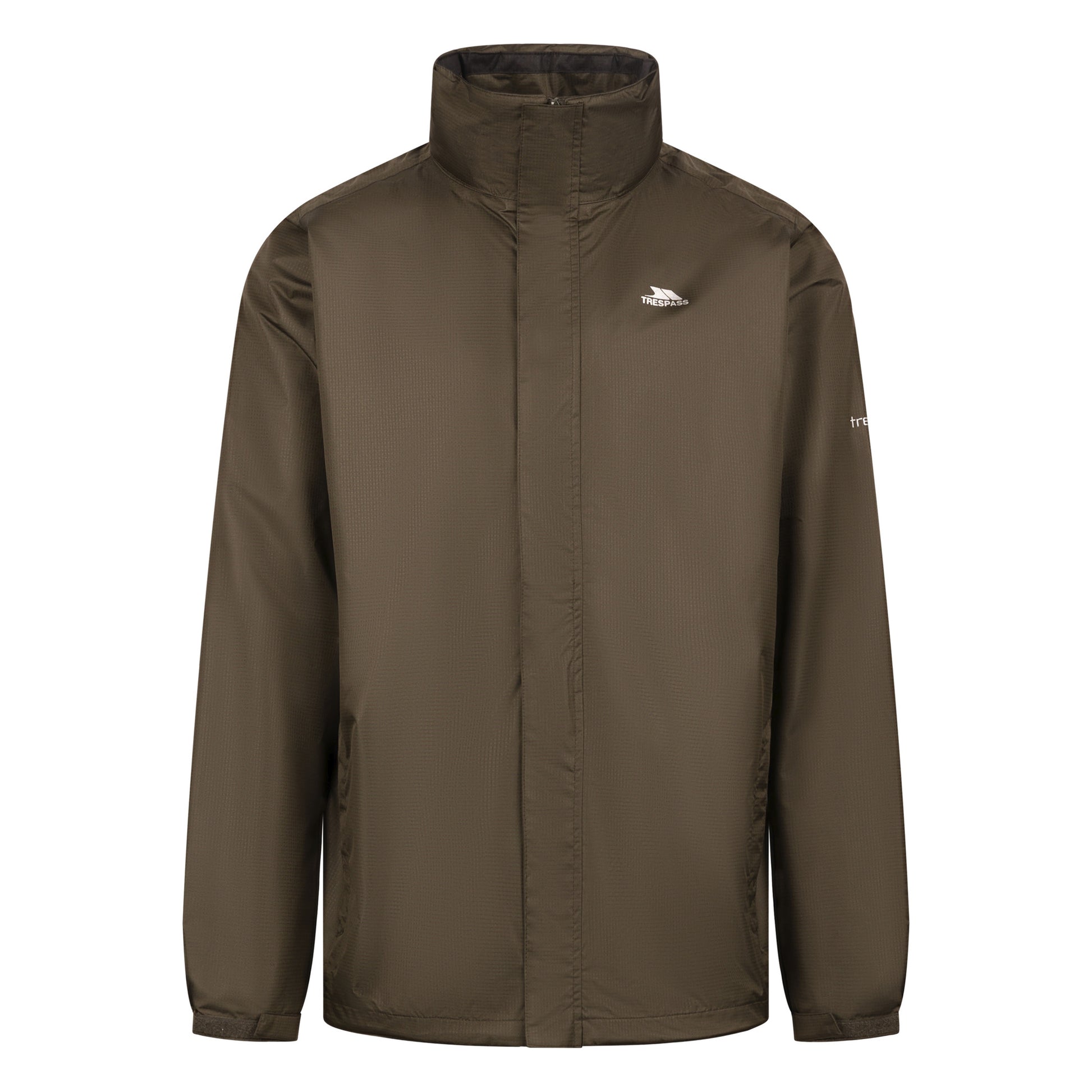 Dark Vine - Front - Trespass Mens Fraser II Waterproof Jacket