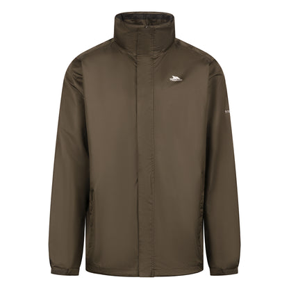 Dark Vine - Front - Trespass Mens Fraser II Waterproof Jacket