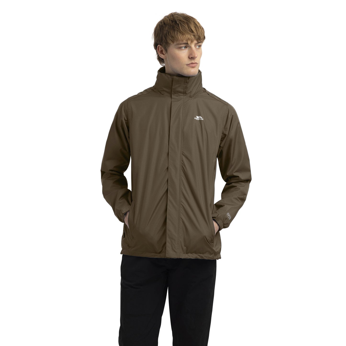 Dark Vine - Side - Trespass Mens Fraser II Waterproof Jacket