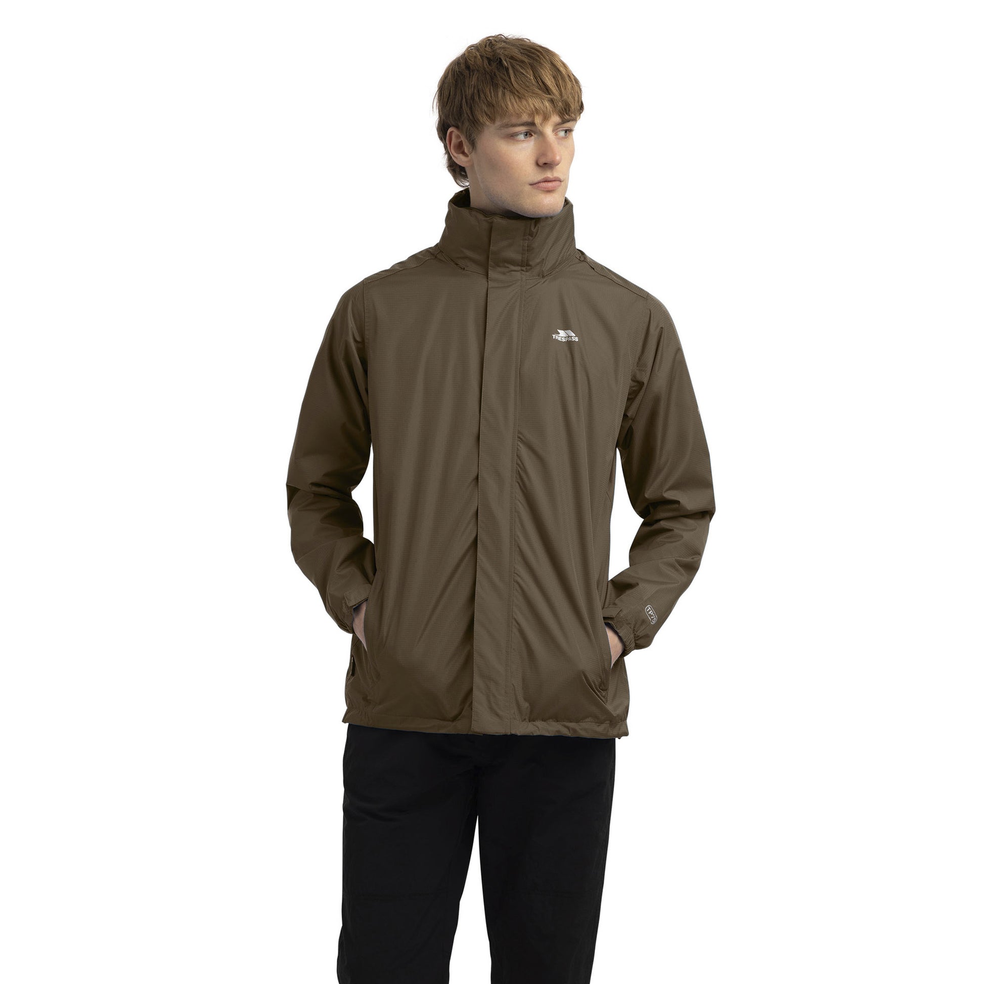 Dark Vine - Side - Trespass Mens Fraser II Waterproof Jacket