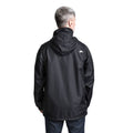 Black - Back - Trespass Mens Fraser II Waterproof Jacket