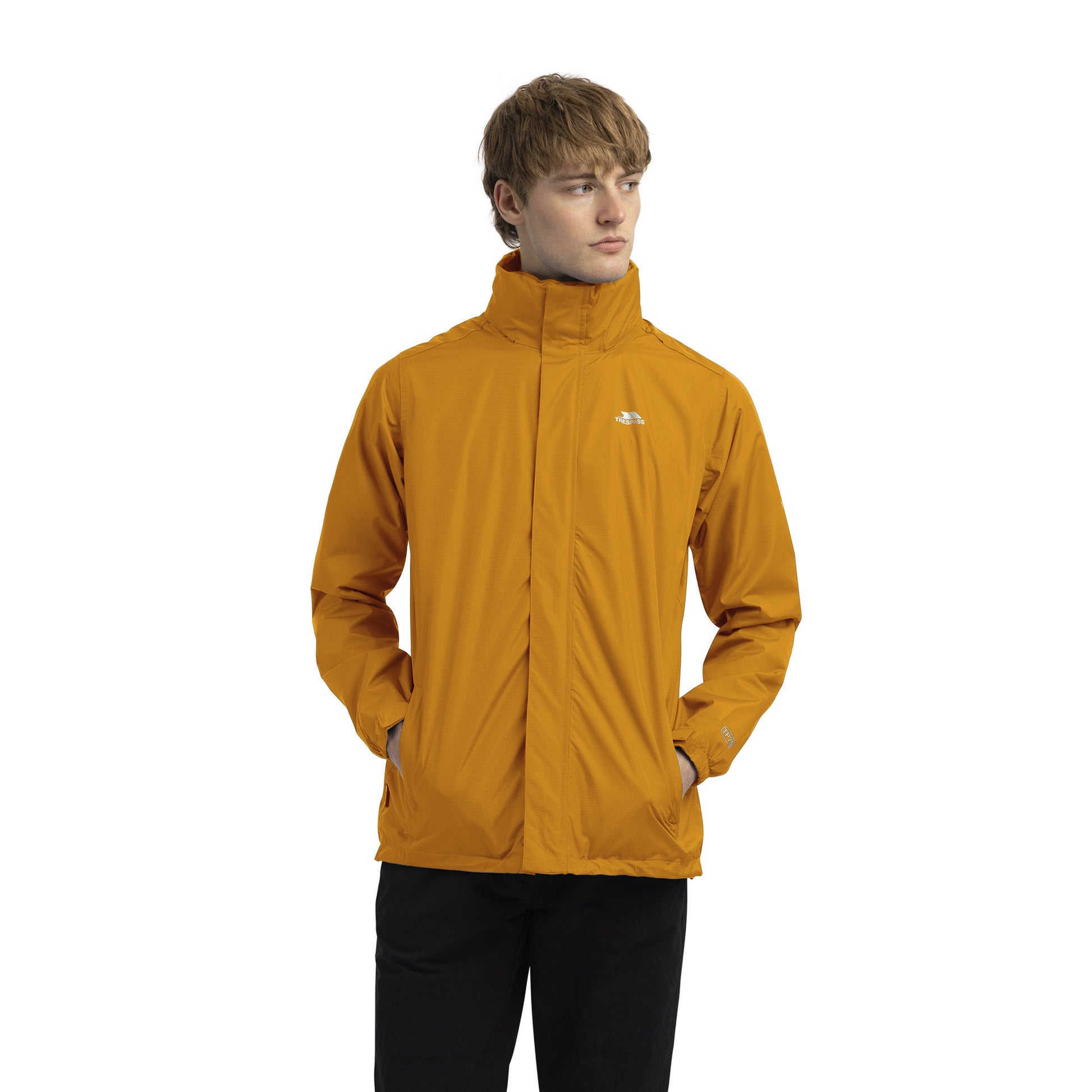 Ginger - Side - Trespass Mens Fraser II Waterproof Jacket