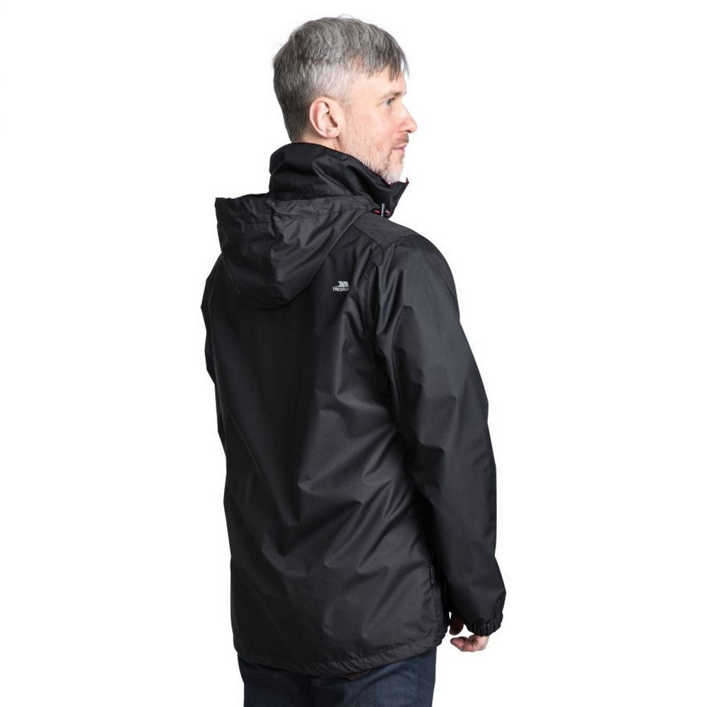 Black - Lifestyle - Trespass Mens Fraser II Waterproof Jacket