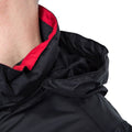 Black - Close up - Trespass Mens Fraser II Waterproof Jacket