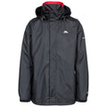 Black - Front - Trespass Mens Fraser II Waterproof Jacket