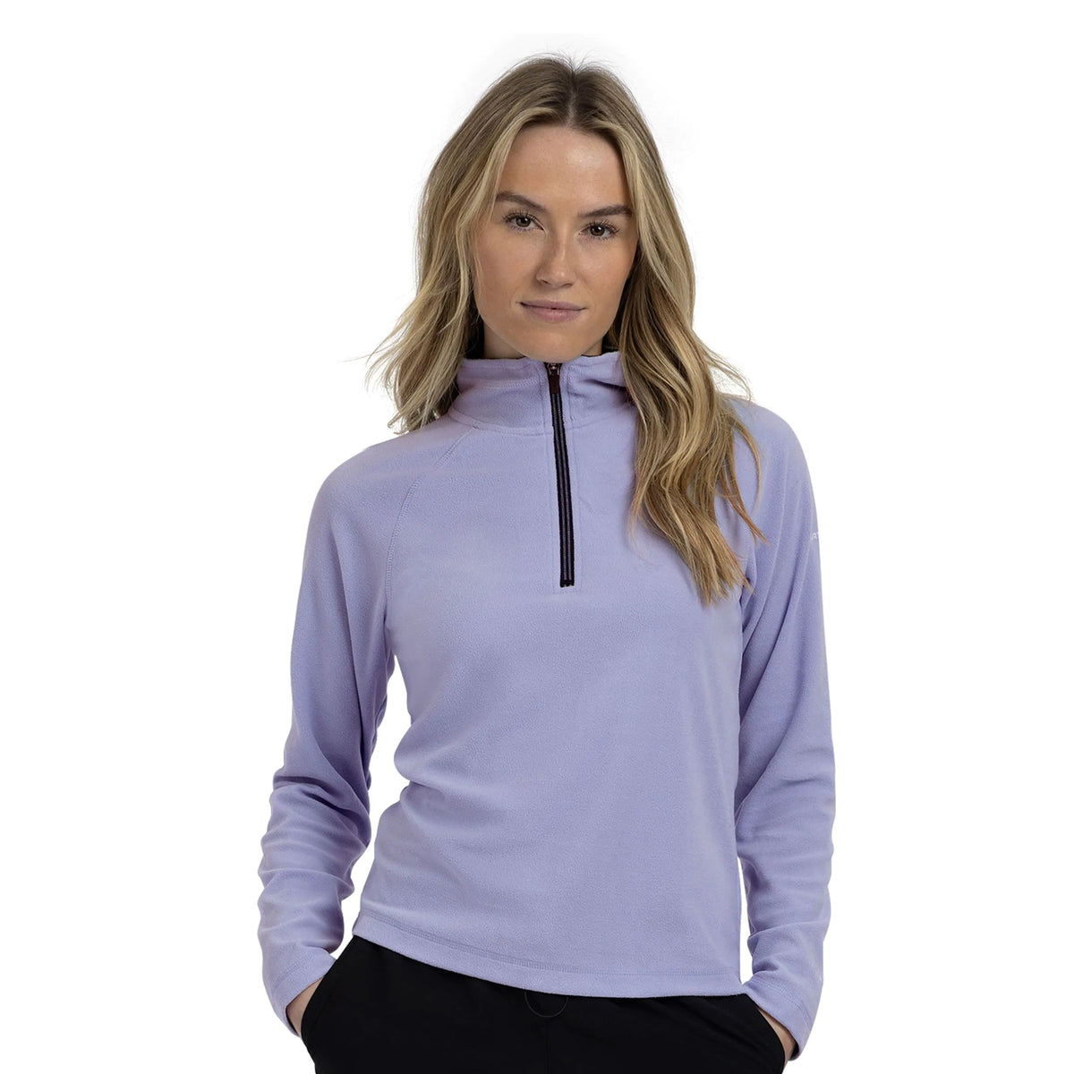 Cool Blue - Side - Trespass Womens-Ladies Skylar Fleece Top