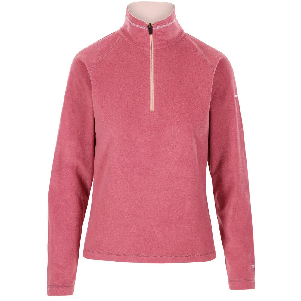 Rose Blush - Front - Trespass Womens-Ladies Skylar Fleece Top