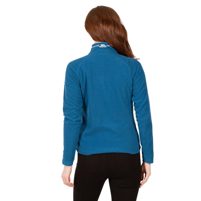 Marine-Cosmic Blue - Lifestyle - Trespass Womens-Ladies Skylar Fleece Top