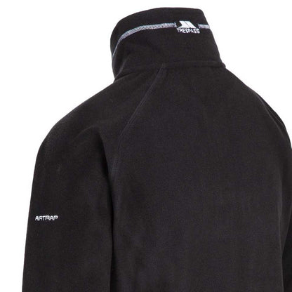 Black-White - Pack Shot - Trespass Womens-Ladies Skylar Fleece Top