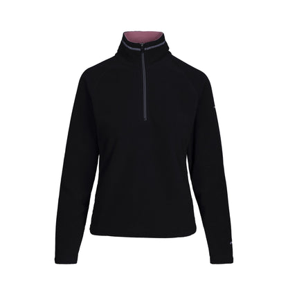 Black-Light Mulberry - Front - Trespass Womens-Ladies Skylar Fleece Top