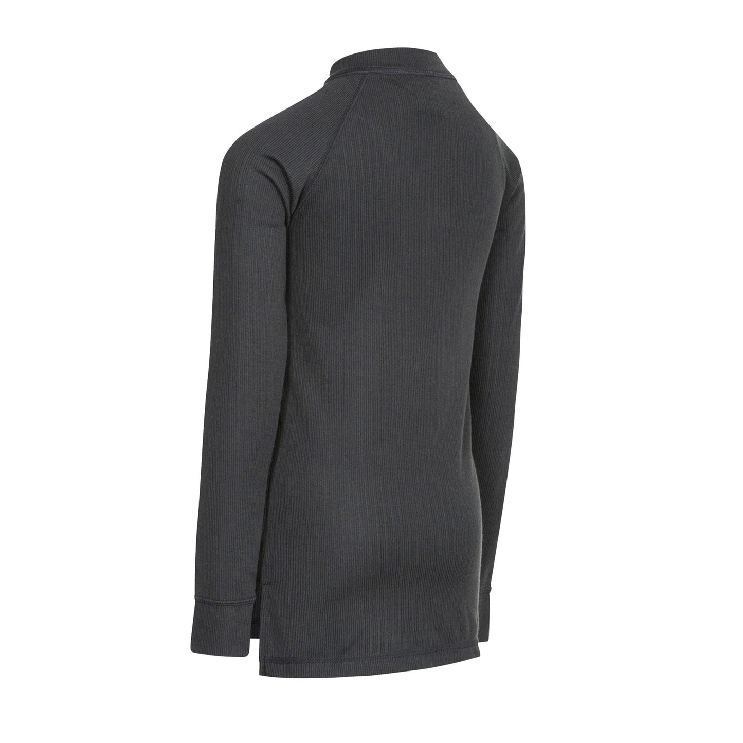 Black - Back - Trespass Childrens-Kids Wise360 1-2 Zip Baselayer Top