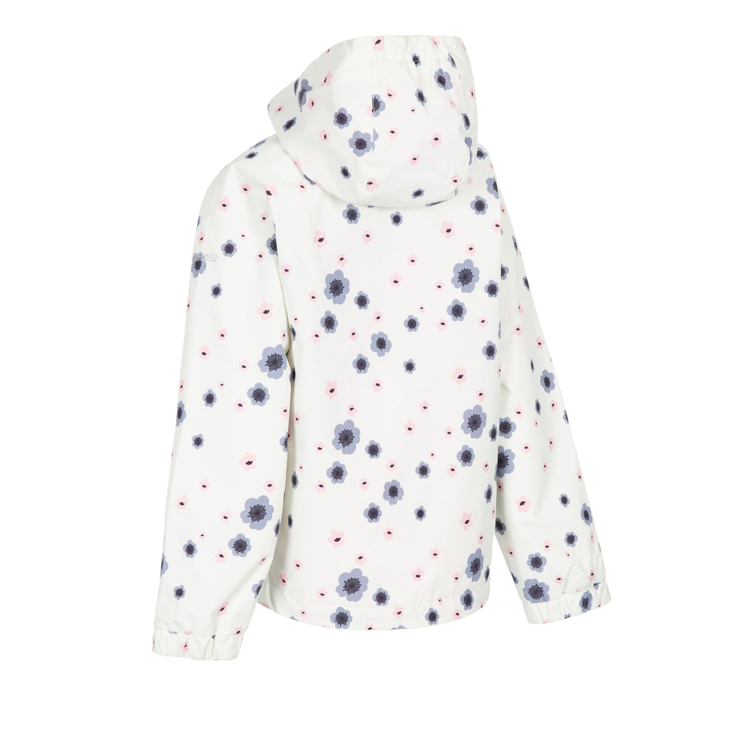 Mint Breeze - Back - Trespass Childrens Girls Hopeful Waterproof Rain Jacket