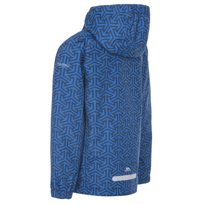 Blue Print - Back - Trespass Childrens Boys Sweeper Waterproof Jacket