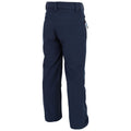 Navy - Side - Trespass Childrens-Kids Galloway Softshell Trousers