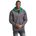 Dark Grey Marl-Clover - Side - Trespass Mens Hendricks Waterproof Softshell Jacket
