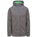 Dark Grey Marl-Clover - Front - Trespass Mens Hendricks Waterproof Softshell Jacket