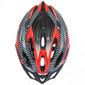 Red - Side - Trespass Adults Unisex Crankster Cycling Helmet