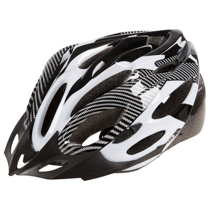 White X - Front - Trespass Adults Unisex Crankster Cycling Helmet