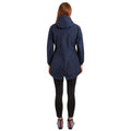 Navy - Side - Trespass Womens-Ladies Waterproof Shell Jacket