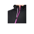 Black - Close up - Trespass Womens-Ladies Persin II Long Sleeve Active Top