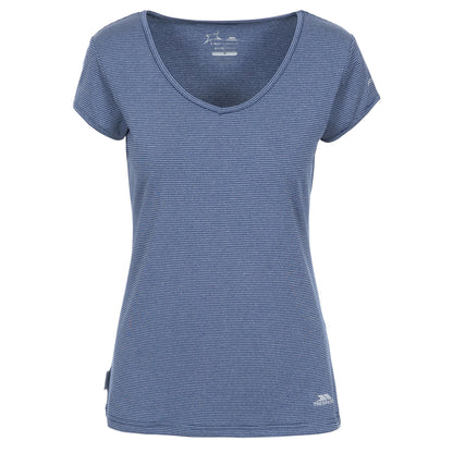 Navy - Front - Trespass Womens-Ladies Mirren Active T-Shirt