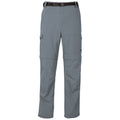 Carbon - Front - Trespass Mens Rynne Moskitophobia Hiking Trousers