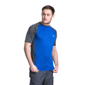 Blue Carbon - Side - Trespass Mens Talca Active T-Shirt