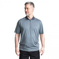 Carbon Marl - Side - Trespass Mens Maraba Active Polo Shirt