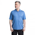 Blue Marl - Side - Trespass Mens Maraba Active Polo Shirt