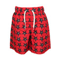 Red - Front - Trespass Childrens Boys Hitter Swimming Shorts