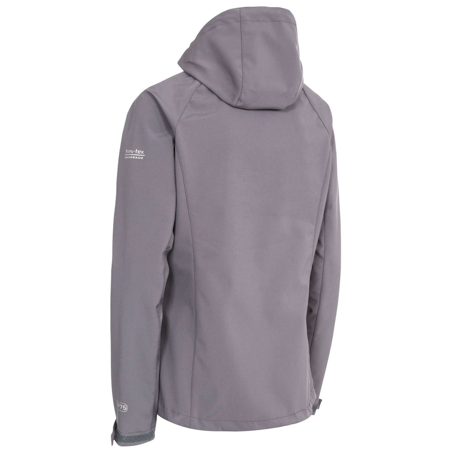 Carbon - Back - Trespass Womens-Ladies Lorina Waterproof Softshell Jacket