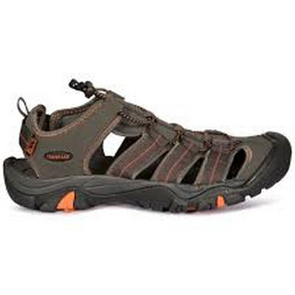 Peat - Front - Trespass Mens Torrance Hiking Sandals